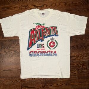 Never Worn Vintage Atlanta Graphic T-Shirt Sz XL